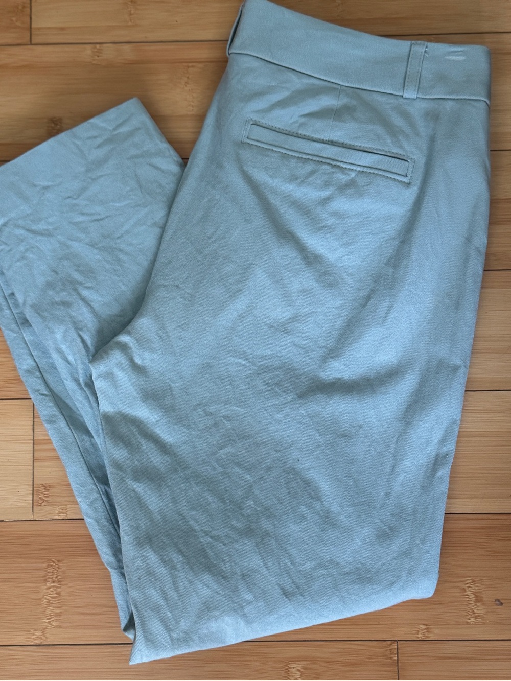 Banana Republic Factory Light Blue Sloan Fit Ankle Length Pants